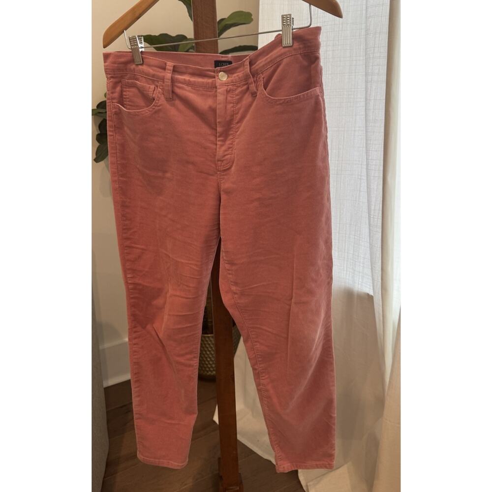 J. Crew Womans 31 Corduroy Pants Skinny Pink Pockets Stretch 2022